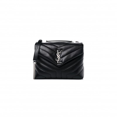 YSL LOULOU SMALL IN QUILTED LEATHER 494699DV7261000 (23*17*9cm)